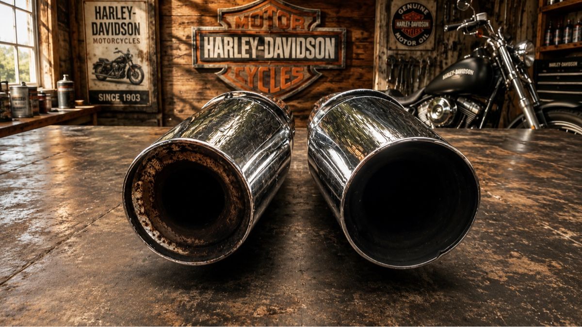 Harley-Davidson Auspuffanlagen: Zwei Harley-Davidson Auspuffe – Gebraucht aus Köniz von George9911 3