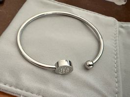Armreif Calvin Klein Silber mit Steinen, neuwertig