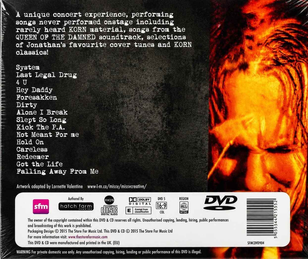 CDs: CD Jonathan Davis Alone I Play CD + DVD, Nr. 936 – Neu und originalverpackt aus Kottwil von Crazyrolf 1