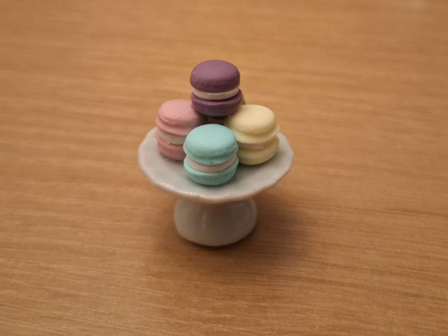 Case e mobili per bambole: Handmade Macarons Etagere – Nuovo (secondo la descrizione) da Zürich venduto da HandmadeTinyFood 3