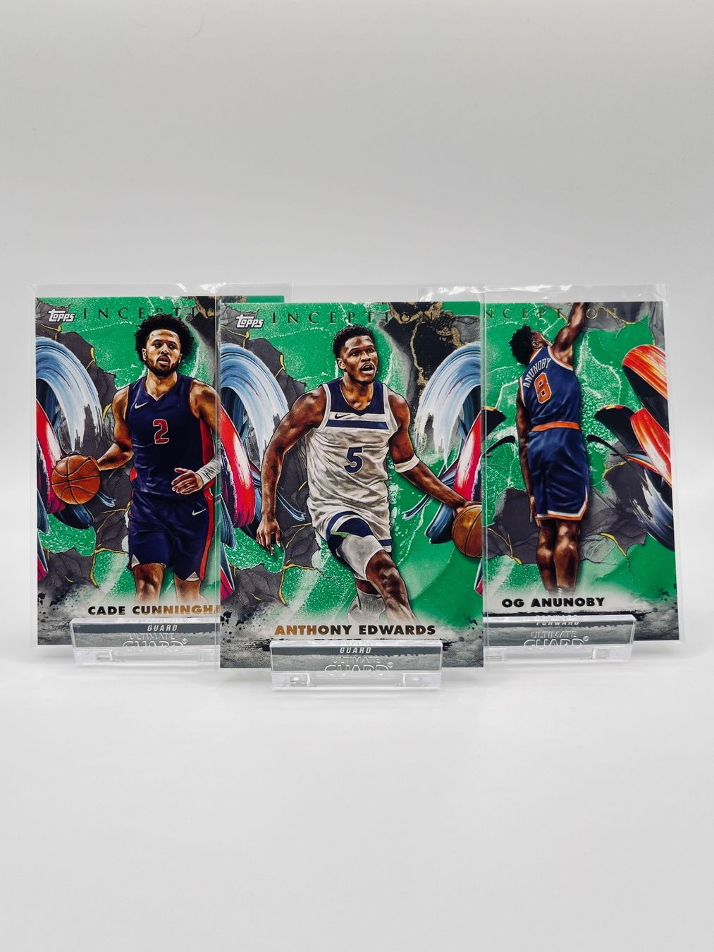 Nba Sammelbilder & Trading cards: Anthony Edwards Topps Inception Green Lot Cunningham Anunoby – Gebraucht aus Biel/Bienne von historian-198