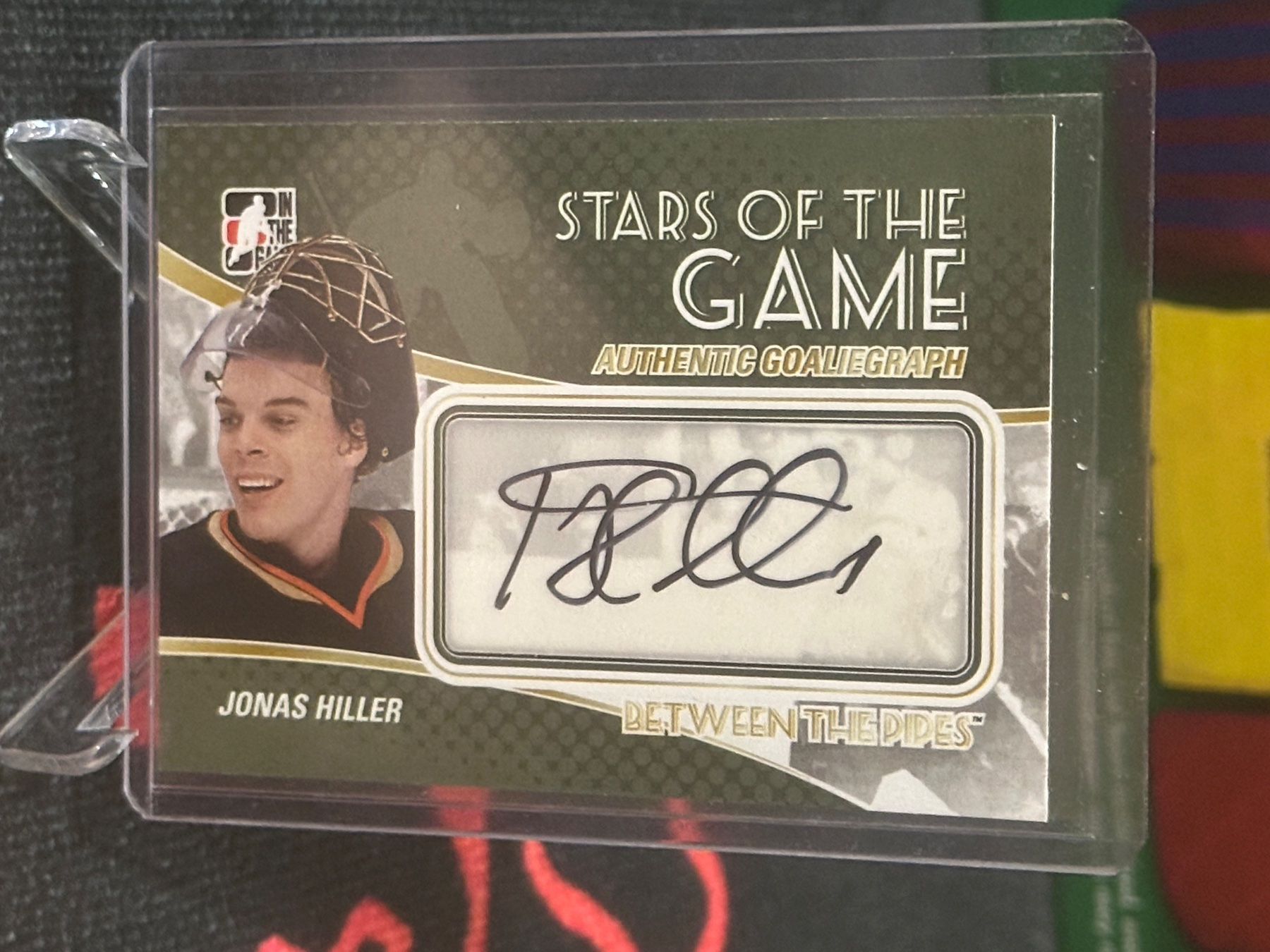 NHL Carte collezionabili: Jonas Hiller 2010/11 ITG Between The Pipes Goaliegraph Auto – Usato da Oensingen venduto da chilli63
