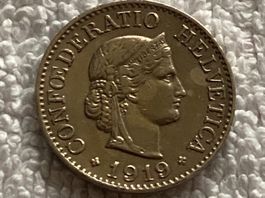 10 centimes/rappen 1919