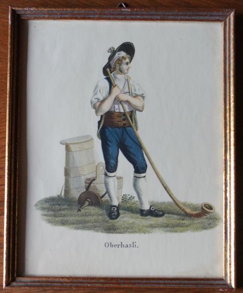 Posters & Illustrations: Trachtenbilder Lot – D'occasion à Bleienbach par Mineral_Antik57 2