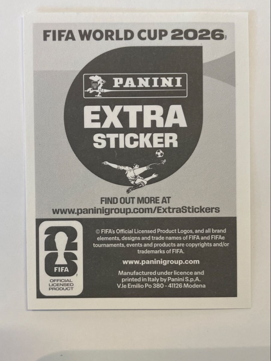 Panini Carte collezionabili: Panini FIFA 2026 Extra Sticker Alphonso Davies  – Nuovo (secondo la descrizione) da Füllinsdorf venduto da swiss-discounter 1