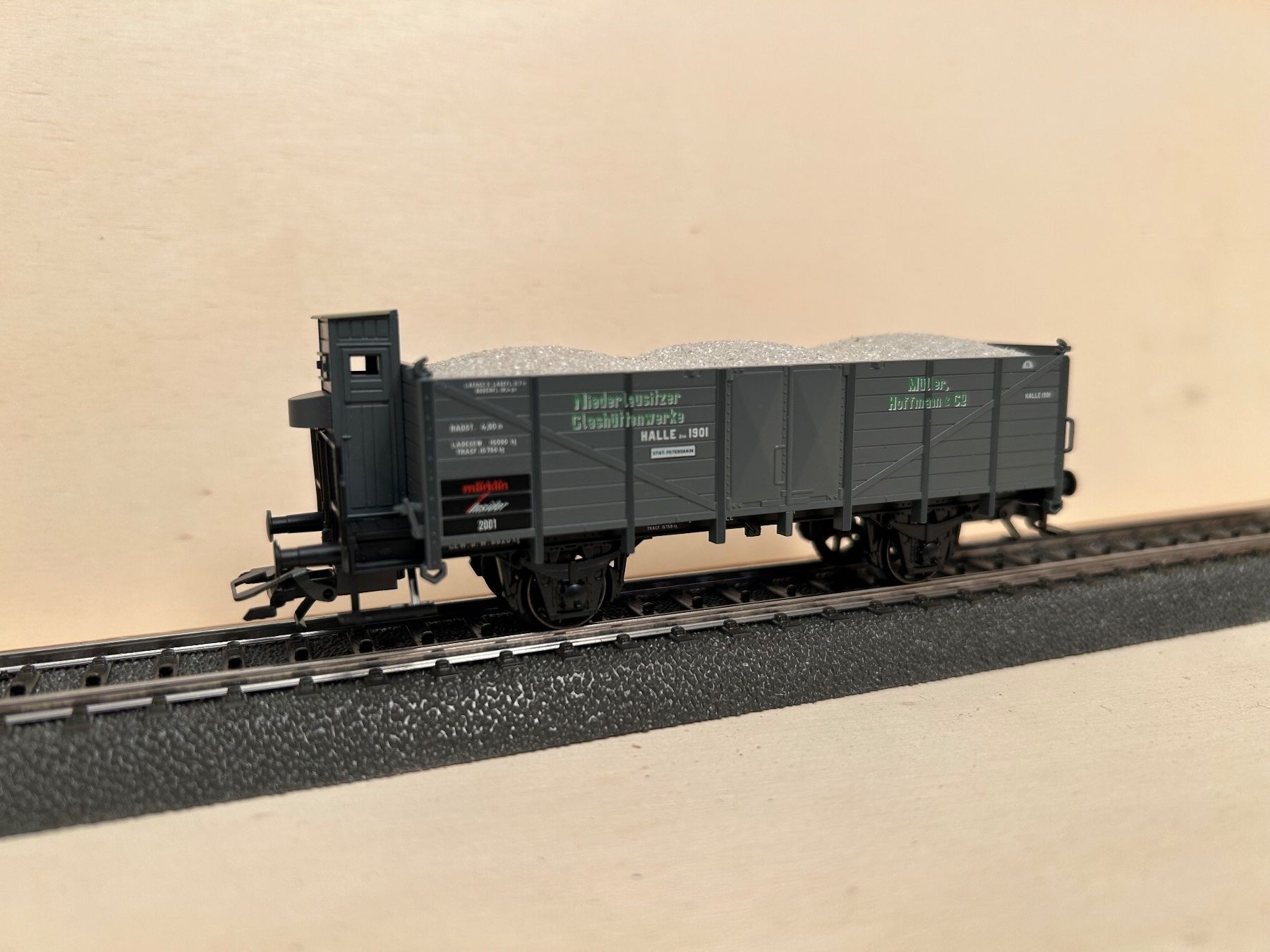 Märklin Modellini di ferrovie: Märklin Insider Jahreswagen 2001 "Müller-Hoffmann CE" – Usato da Aesch (Neftenbach) venduto da klaibovski