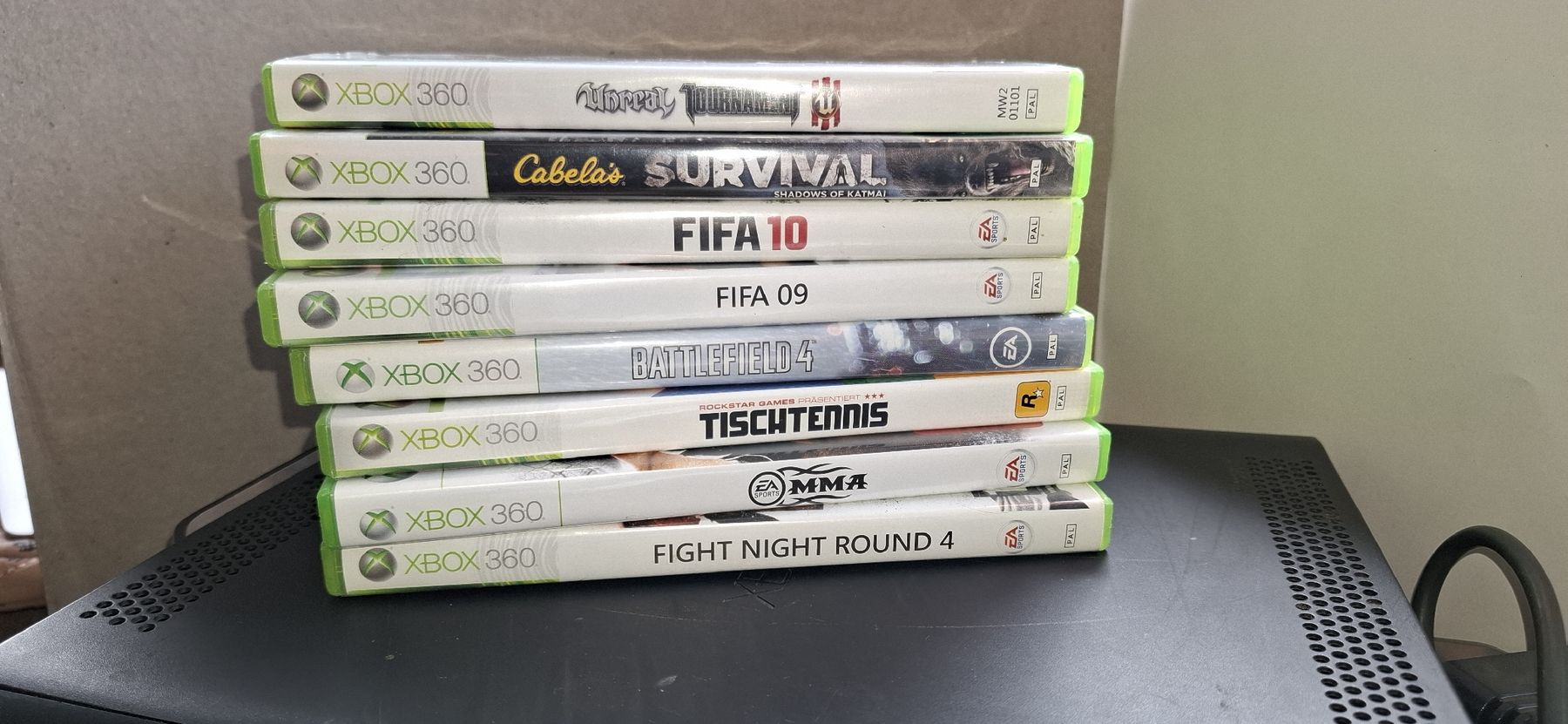 Microsoft Console: Xbox 360 Konsole mit 2 Controller und 8 Spielen! – Difettoso da Zürich venduto da rodney02 4