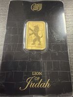 Goldbarren 10g Feingold 999.9 The Holy Land Mint Lion