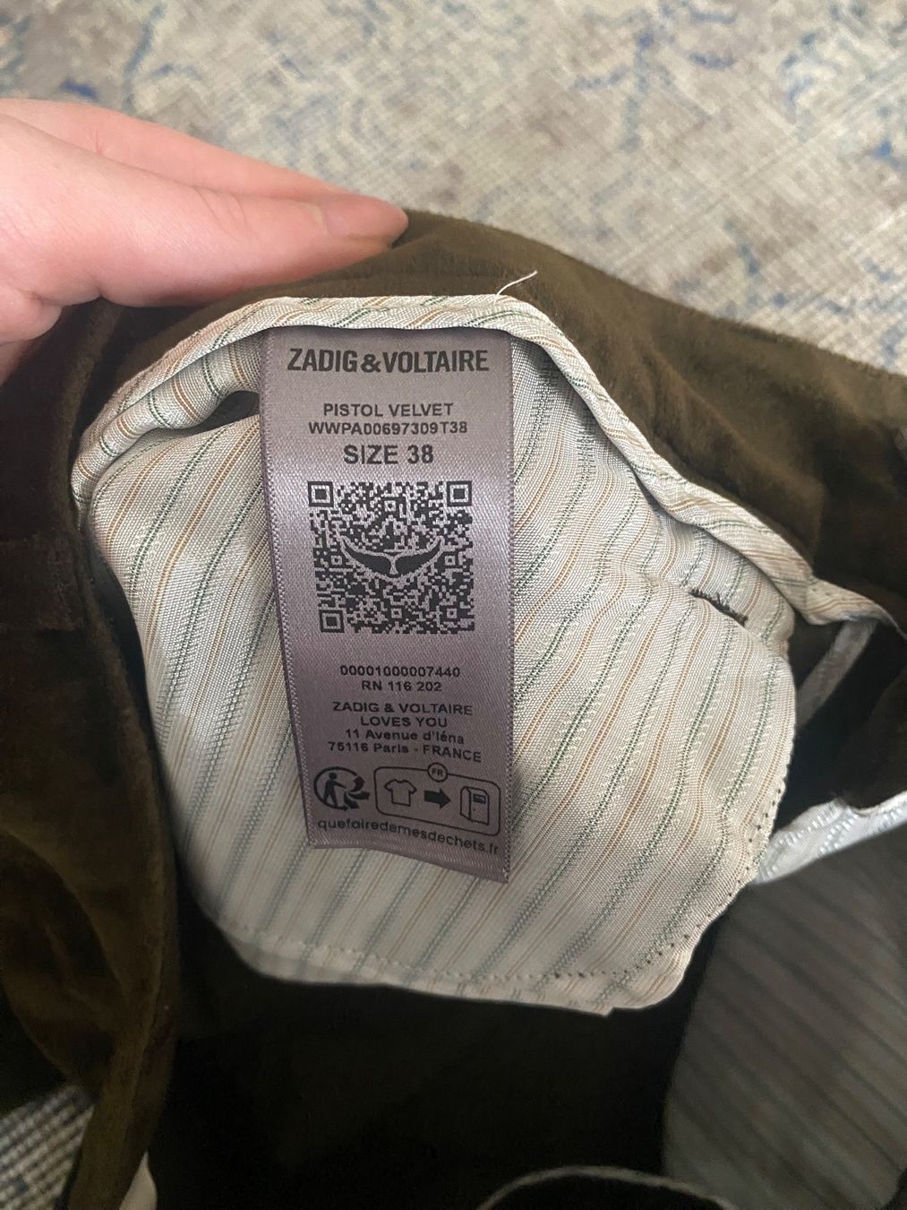 Zadig & Voltaire Pantaloni: Zadig & Voltaire Hosen - Velvet – Nuovo (secondo la descrizione) da Zürich venduto da ell_sbf2 2
