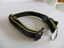 Hund Halsband XL Higtech-Material+ Kombibürste mit Holzgriff
