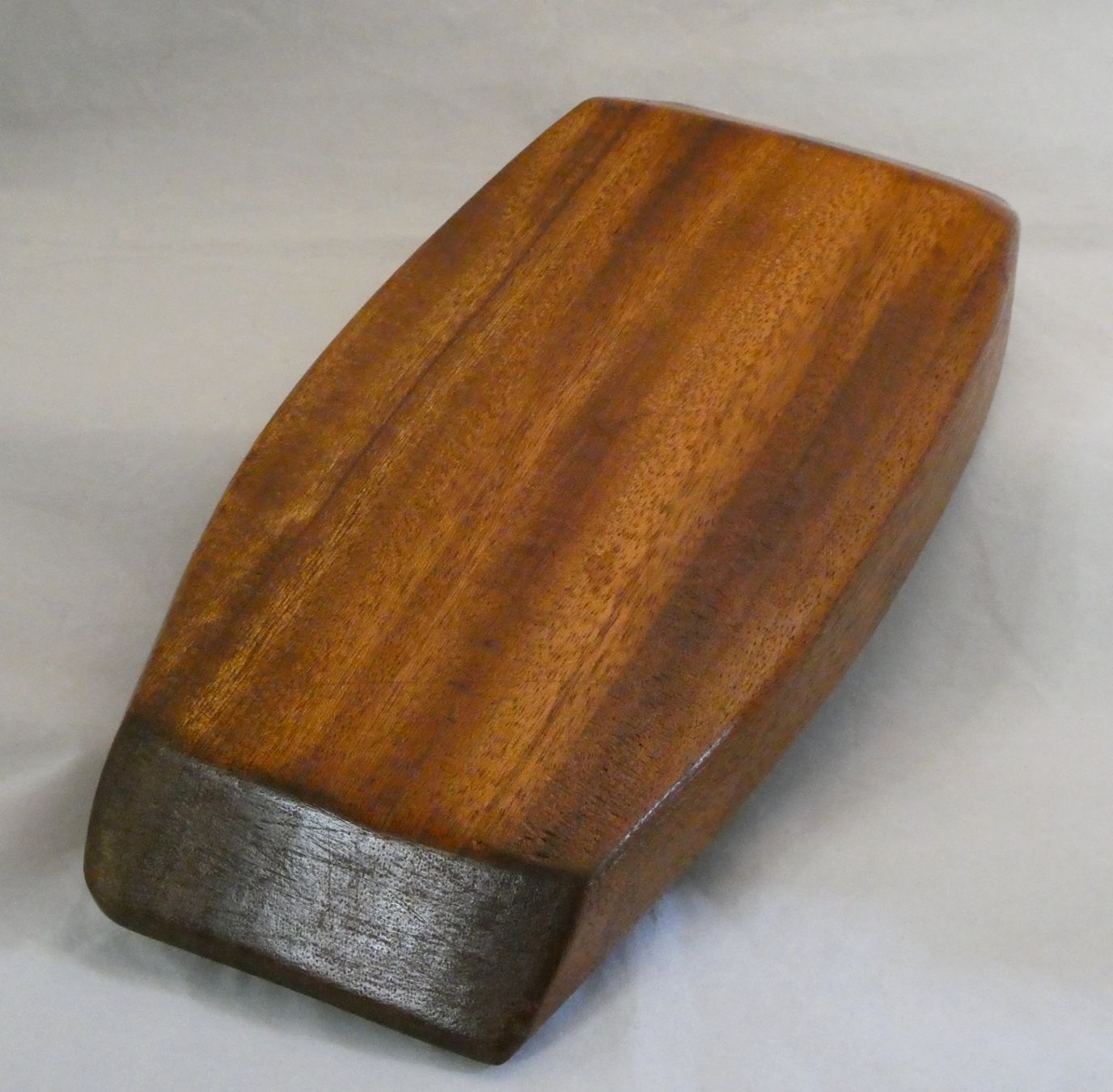 Servierplatten: Vide-poche en teck Scandinave vers 1970. – Gebraucht aus Fribourg von will69 6