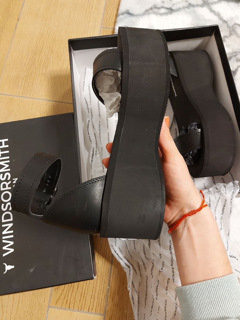 Damenschuhe: Windsorsmith sandali pelle nero 38 platform ghotic – Gebraucht aus Coldrerio von camillo71 6