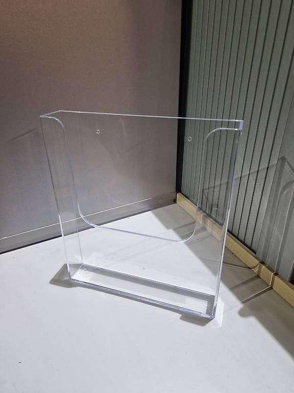 Allestimento di negozi e stand fieristici: Wandprospekthalter Flyer- Halter DIN A4 Plexiglas – Nuovo (secondo la descrizione) da Seuzach venduto da rjuc