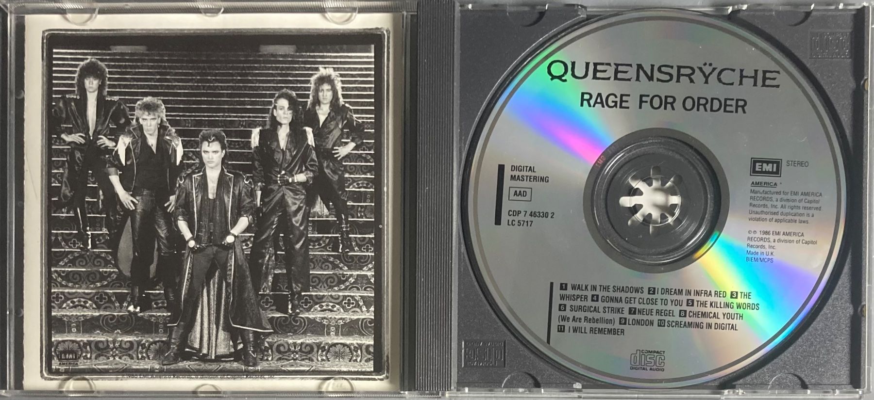 Schallplatten: QUEENSRŸCHE - RAGE FOR ORDER – Gebraucht aus Poliez-Pittet von Newtown-Records 2