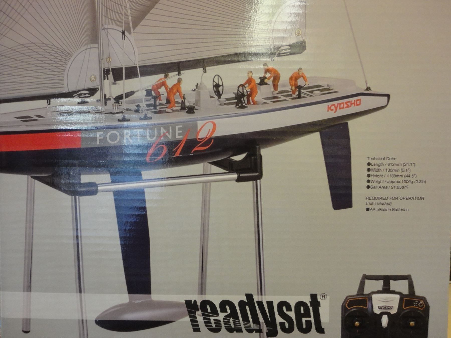Kyosho Modellismo RC: Kyosho Fortune Segelschiff komplett-Set – Nuovo e nell'imballaggio originale da Horgen venduto da RcModell 3