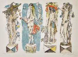 Carigiet Alois "Vier Jahreszeiten" Original handsig. Litho