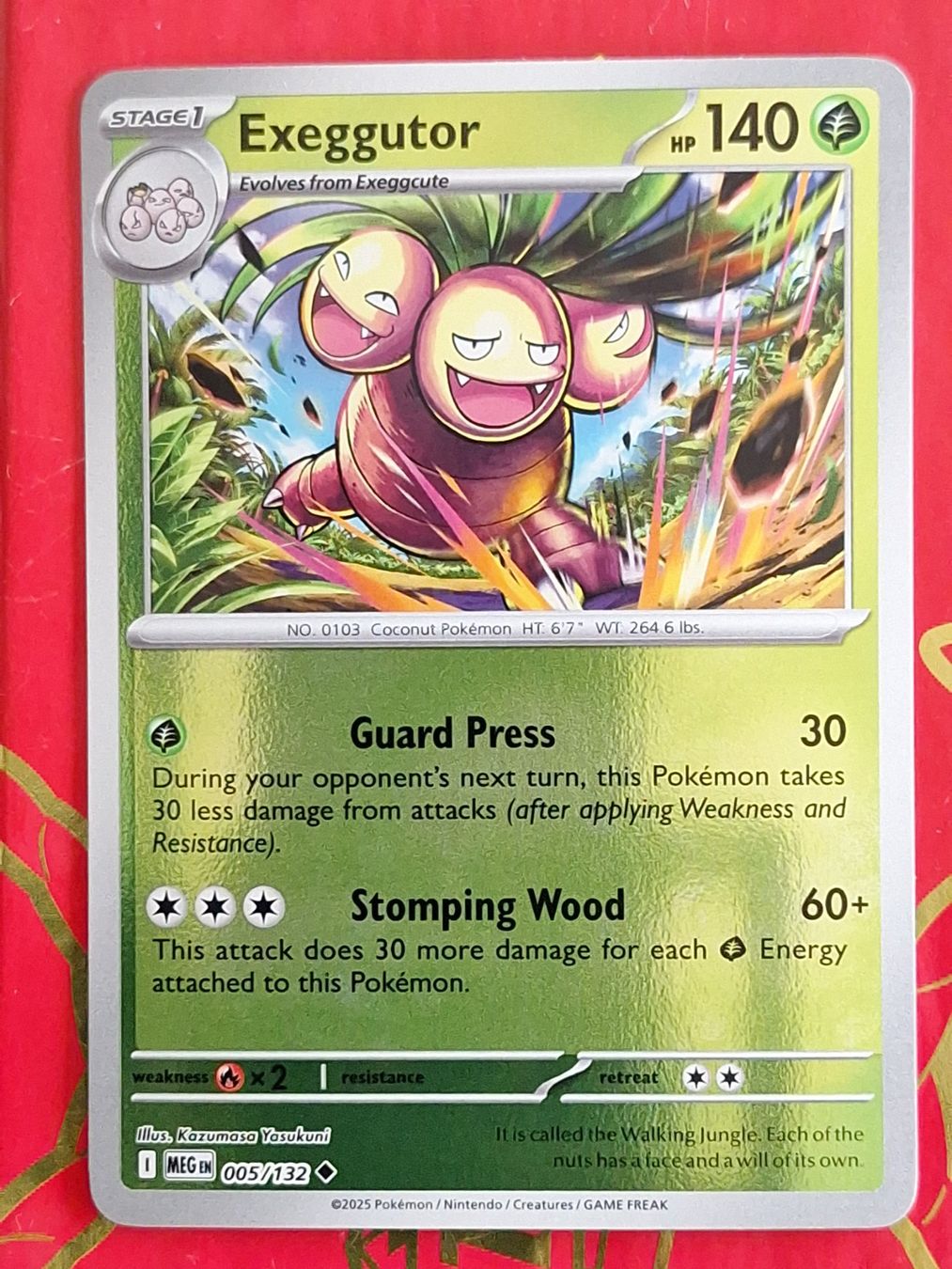 Pokémon Sammelbilder & Trading cards: Exeggutor - Reverse Holo Pokemon Mega Evolution – Gebraucht aus Altstätten SG von GGsGameshop