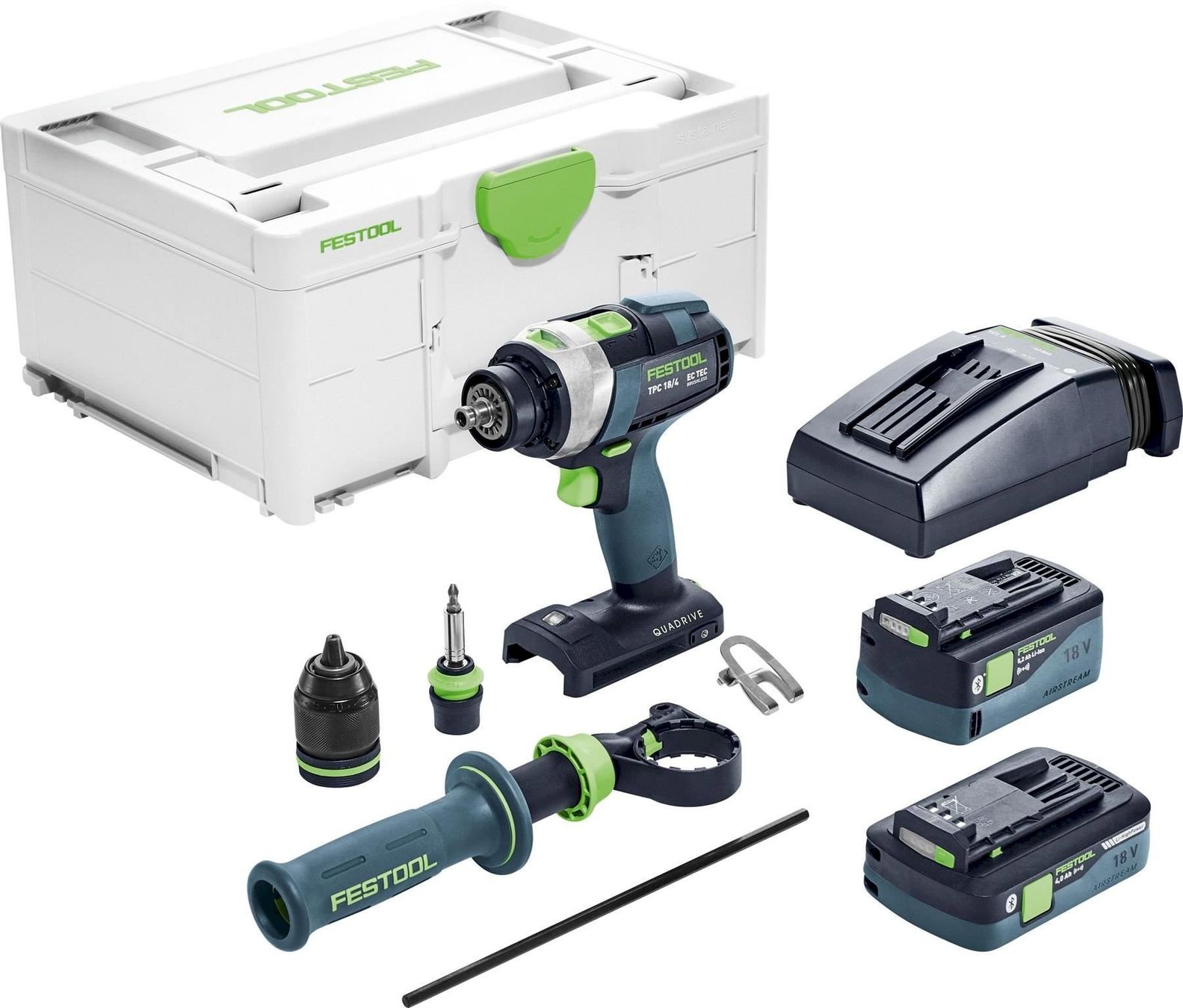 Festool Trapani: Festool QUADRIVE TPC 18/4 5,2/4,0 I-Plus – Nuovo e nell'imballaggio originale da Bottighofen venduto da zaap