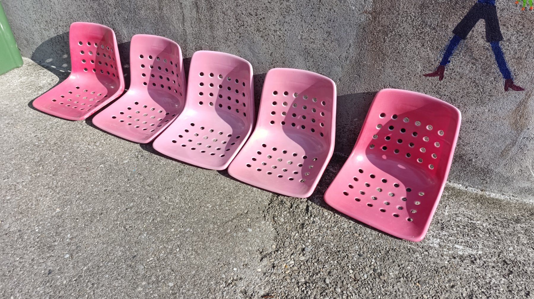 Chaises: 5x Sitzschale Schaffner Bermuda vintage – D'occasion à Büetigen par gauloiser 2
