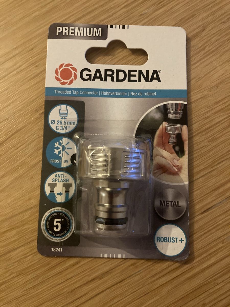 Gardena Rohre & Schläuche: Gardena Hahnverbinder 26,5mm – Neu und originalverpackt aus Seuzach von fredifrunz