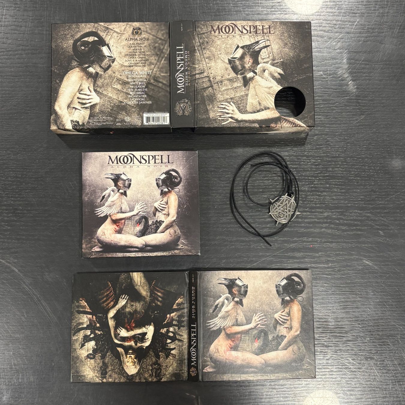CD: MOONSPELL Alpha noir / Omega white Box-set Gothic Metal – Usato da Wiedlisbach venduto da Andrisa 1