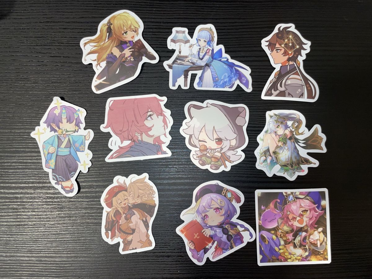 Aufkleber: Genshin Impact Sticker 50Stk. – Gebraucht aus Glattfelden von Aura_X 3