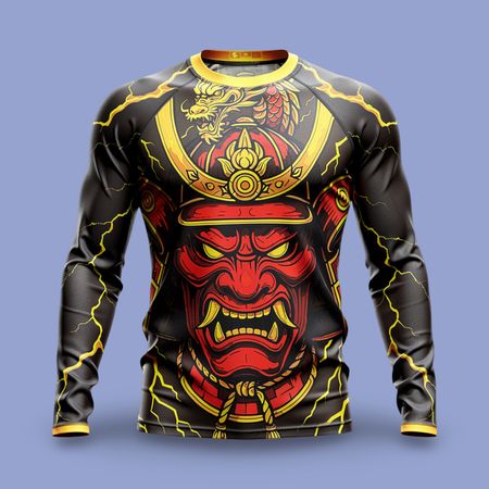 T-shirt compression sport noir Lionheart – fitness Samurai