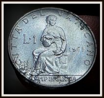 VATIKAN 1 LIRA 1965 UNZ. *SEHR RAR*