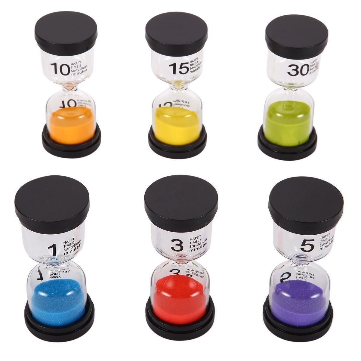 Orologi: 6pcs Sand Timer Sanduhren Set Buntes – Nuovo (secondo la descrizione) da Thun venduto da Newnewshop