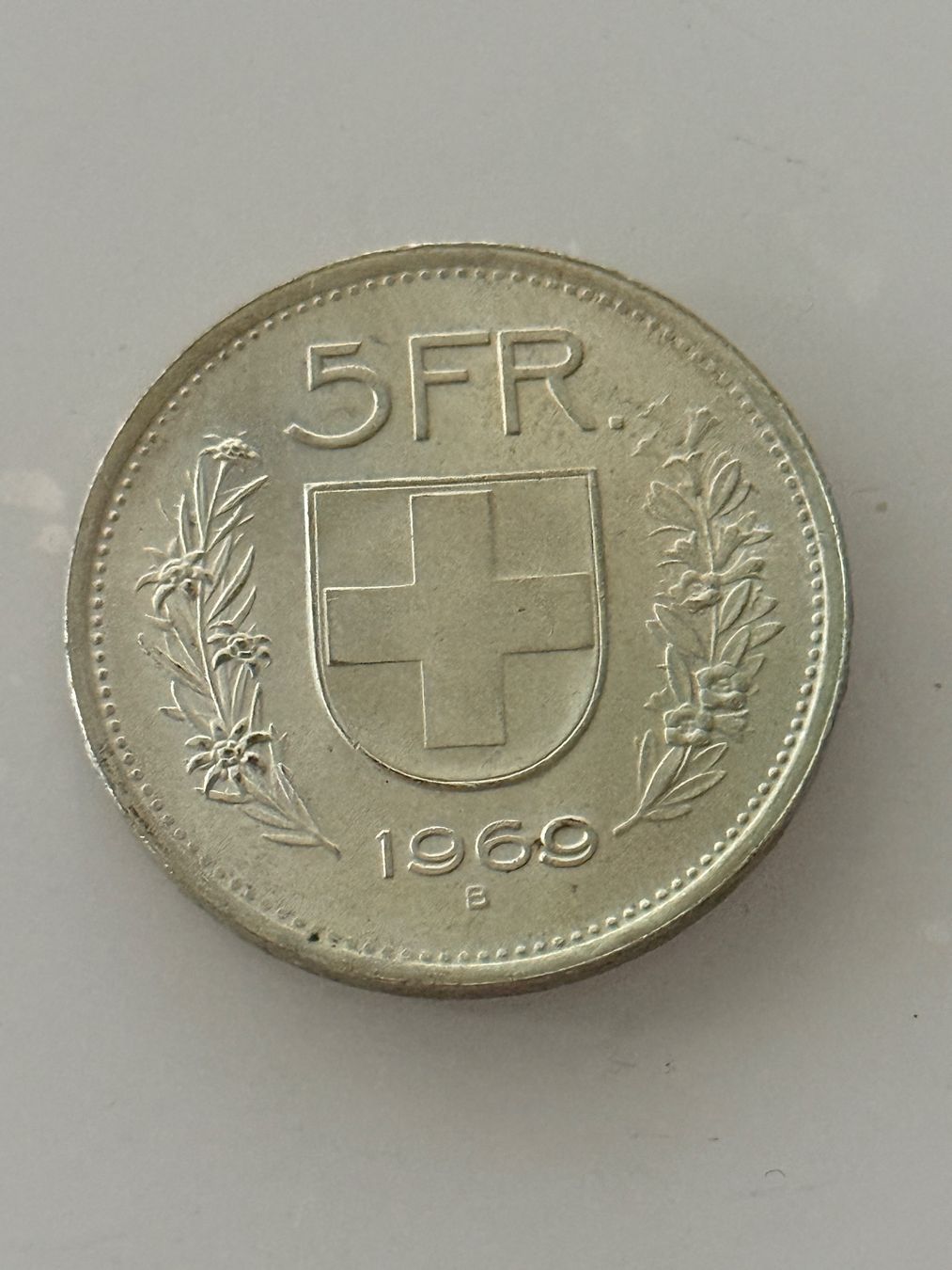 Alle Münzen: 5 Franken 1969  Silber – Gebraucht aus Wallisellen von SWISS_SILVER1 1