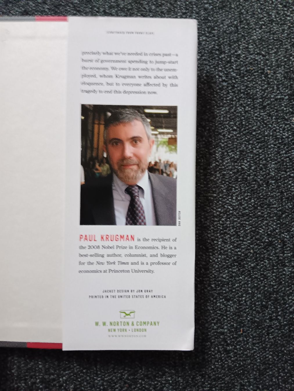 Livres: Paul Krugman: End this Depression Now! Buch – D'occasion à Ermatingen par rik4rdo 2