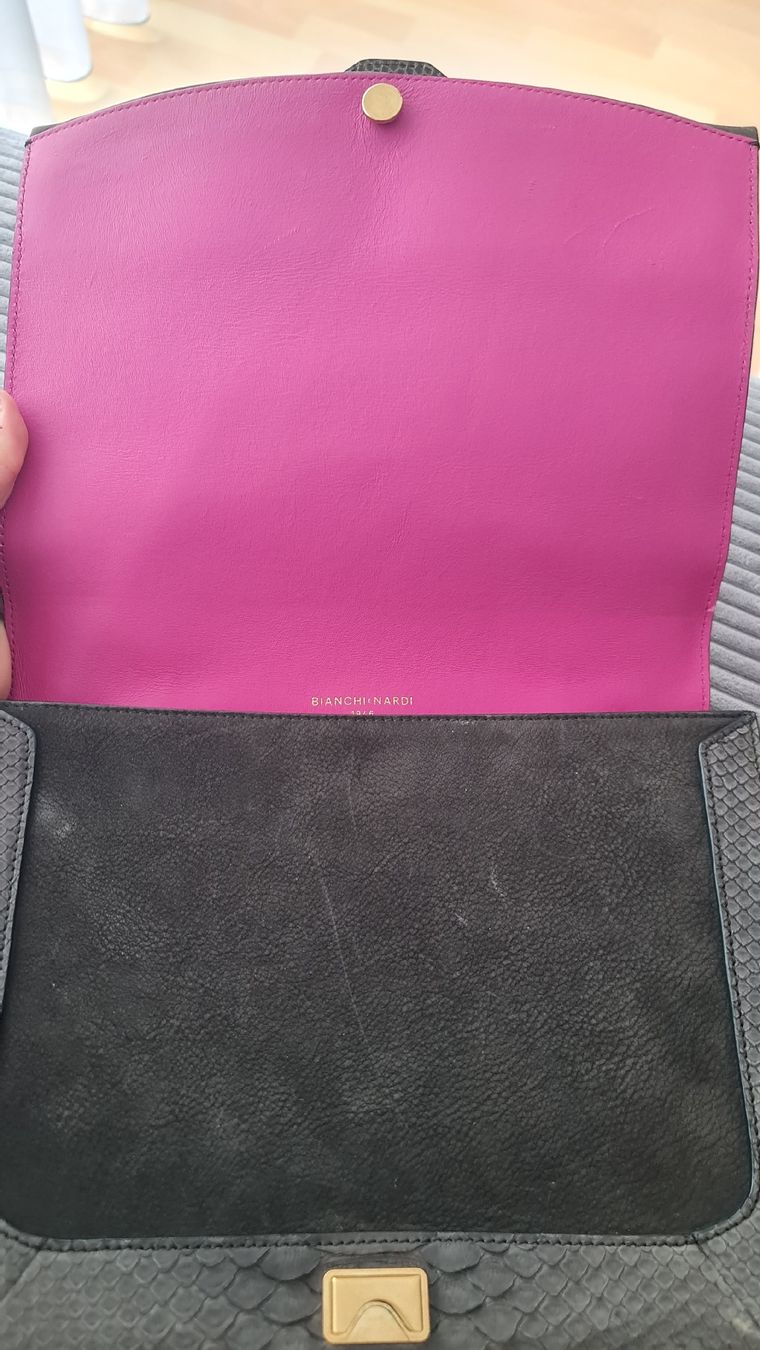 Sacs femmes: Bianchi Nardi Ledertasche Handtasche Python Print Pink – Neuf (Voir description) à Ibach par ole_6whn 4