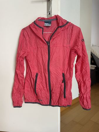 Dünne Sherpa Jacke pink