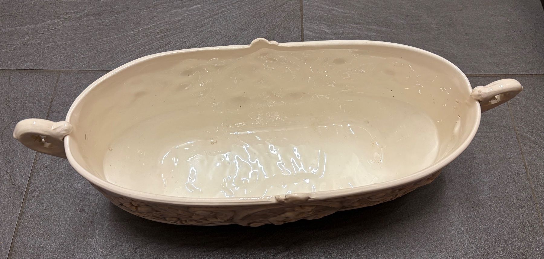 Tutte le decorazioni: wunderschöne, antike, grosse Keramik Schale mit Ornamenten – Usato da St.Gallen venduto da Boergie 3
