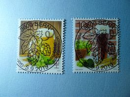 2019 Sondermarken Bierbraukunst ET Vollstempel 1747+1748