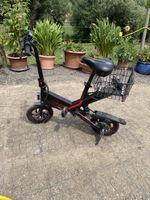 Klappbares E-Bike mit Korb - Ideal fürs Camping