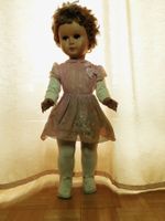 Antik Grosse Wanderpuppe 1960er