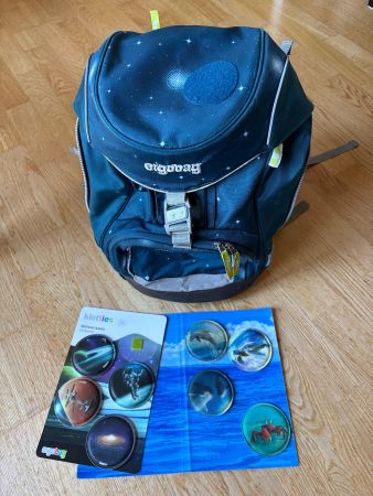 Ergobag blau Motiv Weltall