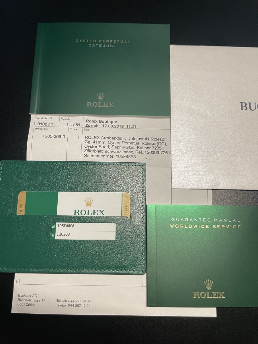 Rolex Orologi: Rolex Datejust 41 Bicolor, Full Set – Usato da Basel venduto da Bsboarder 5