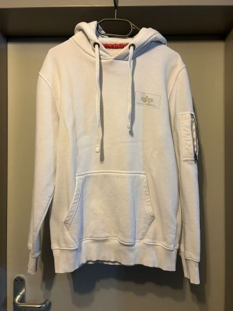 ALPHA INDUSTRIES Pullover in Weiss