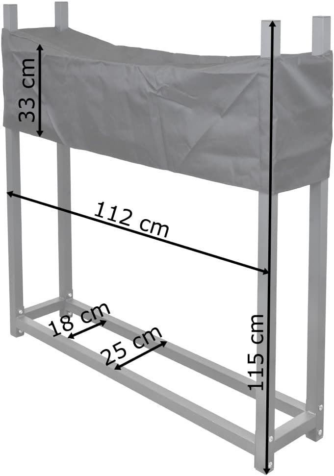 Altro: Kaminholzständer 112 x 115 cm – Nuovo e nell'imballaggio originale da Bottighofen venduto da zaap 8