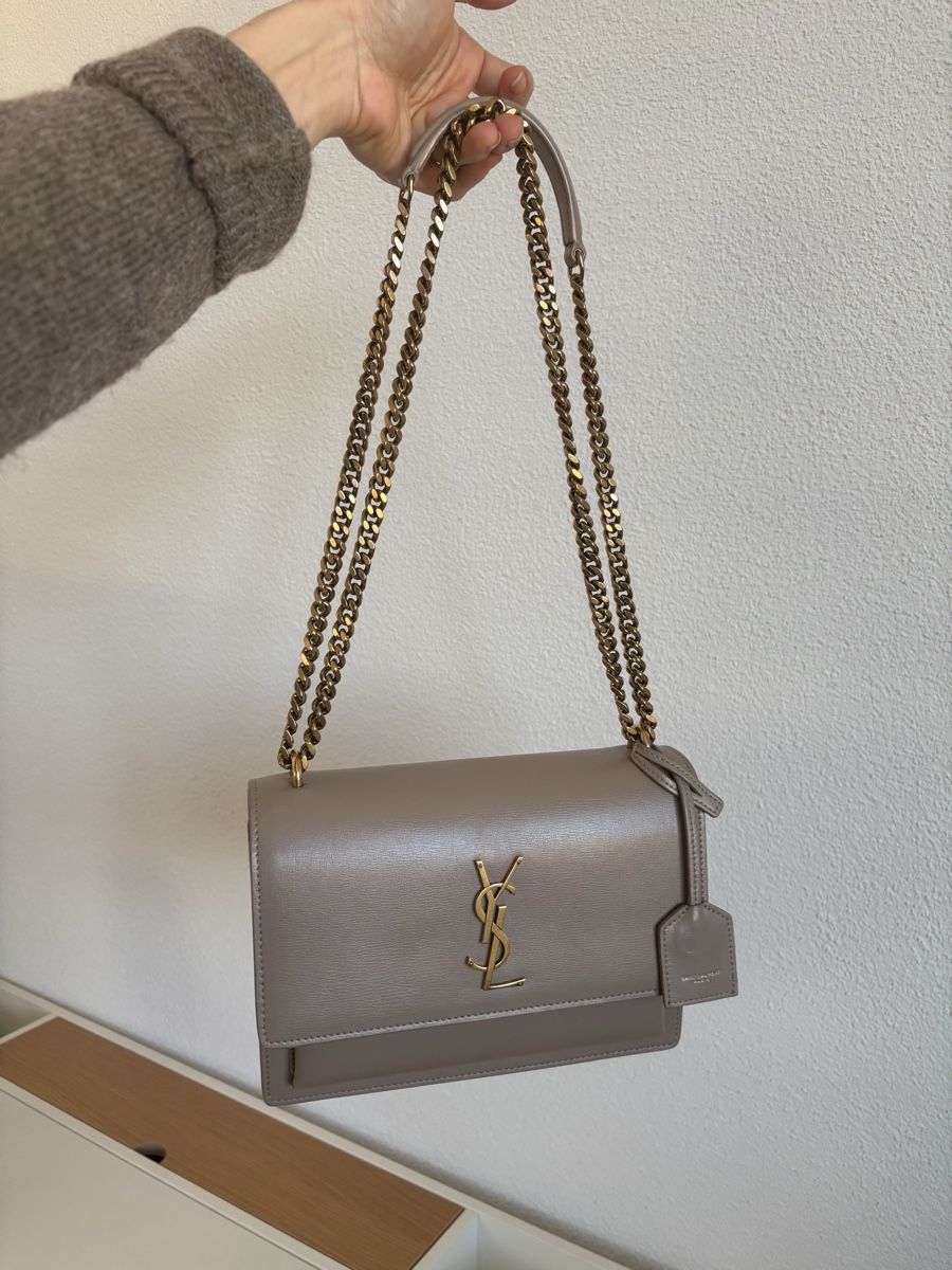 Saint Laurent Borse da donna: YSL Medium Sunset beige rosa Leder – Nuovo (secondo la descrizione) da Zürich venduto da car_9sdb 5