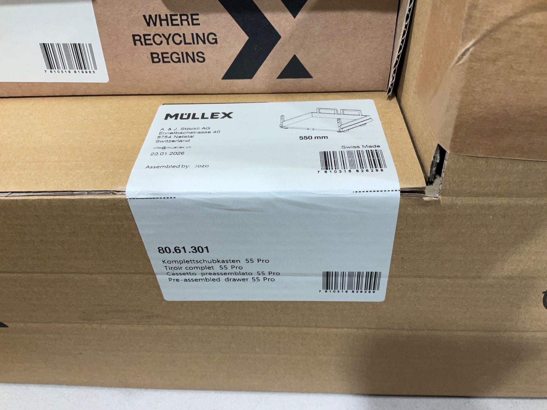 Müllex Abfalleimer: 063 Müllex Abfallsystem X55 L7 Basic Pro – Neu und originalverpackt aus Derendingen von Meisterstuecke 4