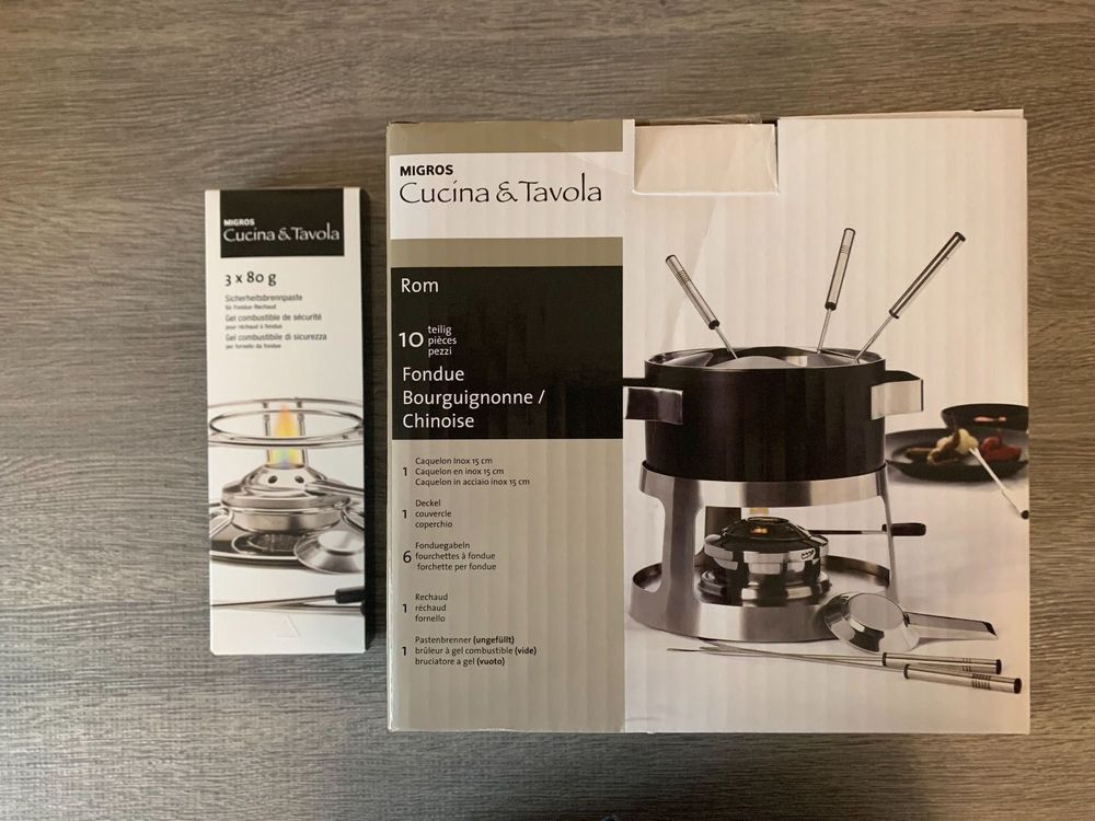 Fondue ChinoiseBourguignonne Set Kaufen auf Ricardo