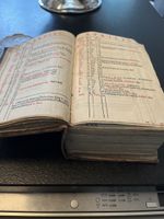 Altes Buch, Historisch, Kalender, Latein, Sehr alt, Unikat, 