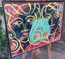 Claude Sandoz 1982 peinture Gemälde
