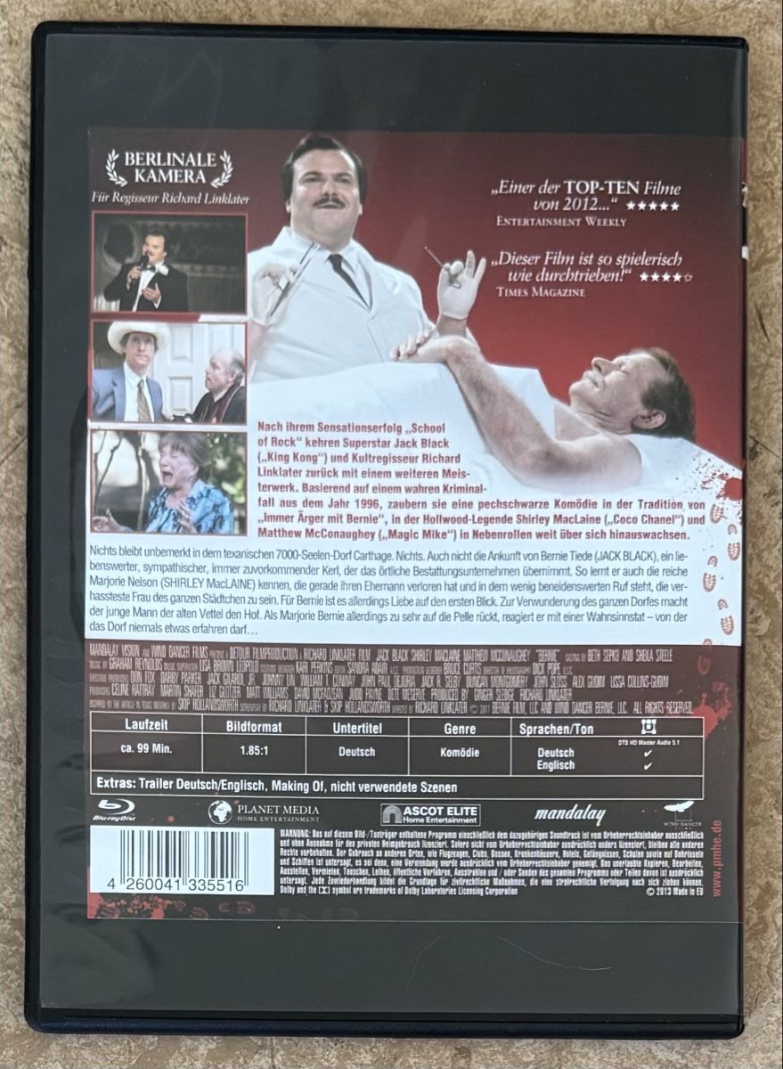 Tutti i DVDs: BERNIE  – Nuovo (secondo la descrizione) da Dietikon venduto da AndreaSch01 1