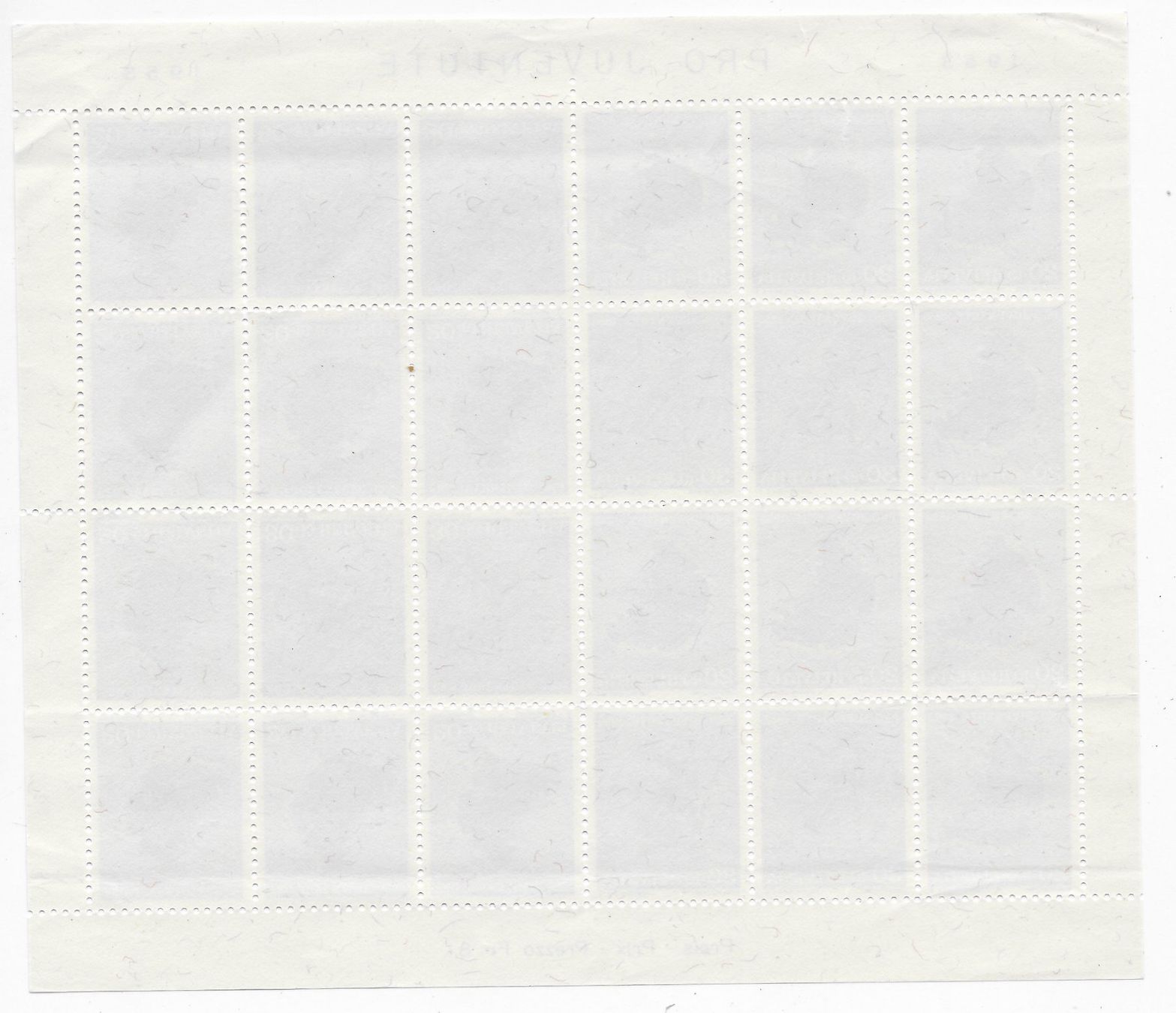 Alle Briefmarken: PJ Kehrdruckbogen 1953** – Gebraucht aus Hefenhofen von Richsalz 1