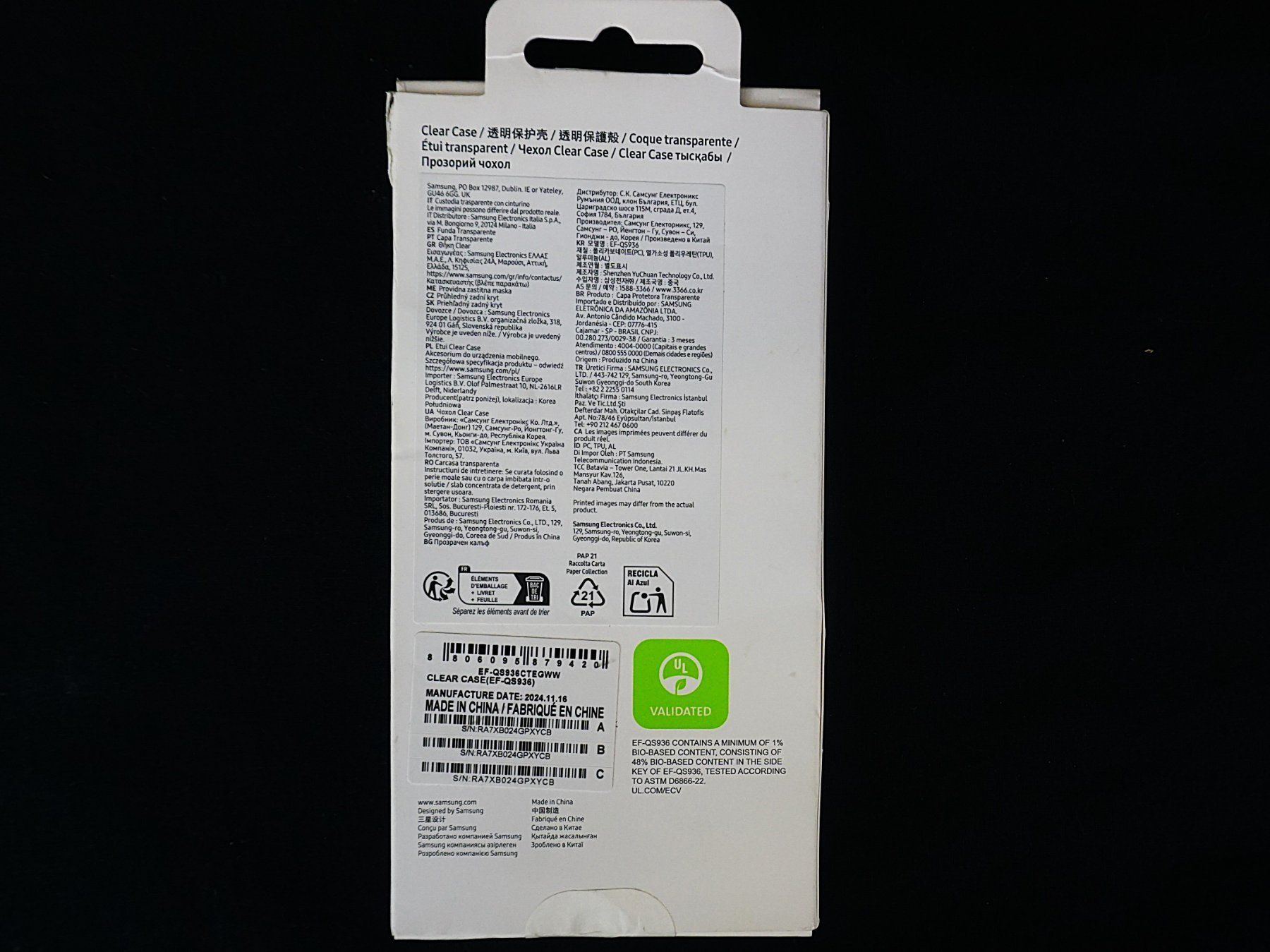 Samsung Cover & Protezioni schermo: Samsung Galaxy S25+ Clear Case – Nuovo (secondo la descrizione) da Pratteln venduto da Restwert_Pratteln 1