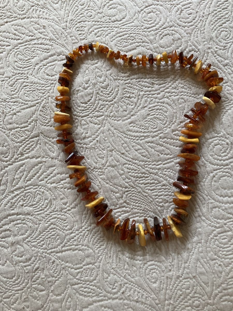 Catenine: Collier en ambre véritable, style bohème – Usato da Martigny venduto da marithe60